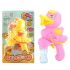 Wholesale of new USB charging cute duck bubble gun, fully automatic light and music dolphin bubble machine, children's toys Item Picture